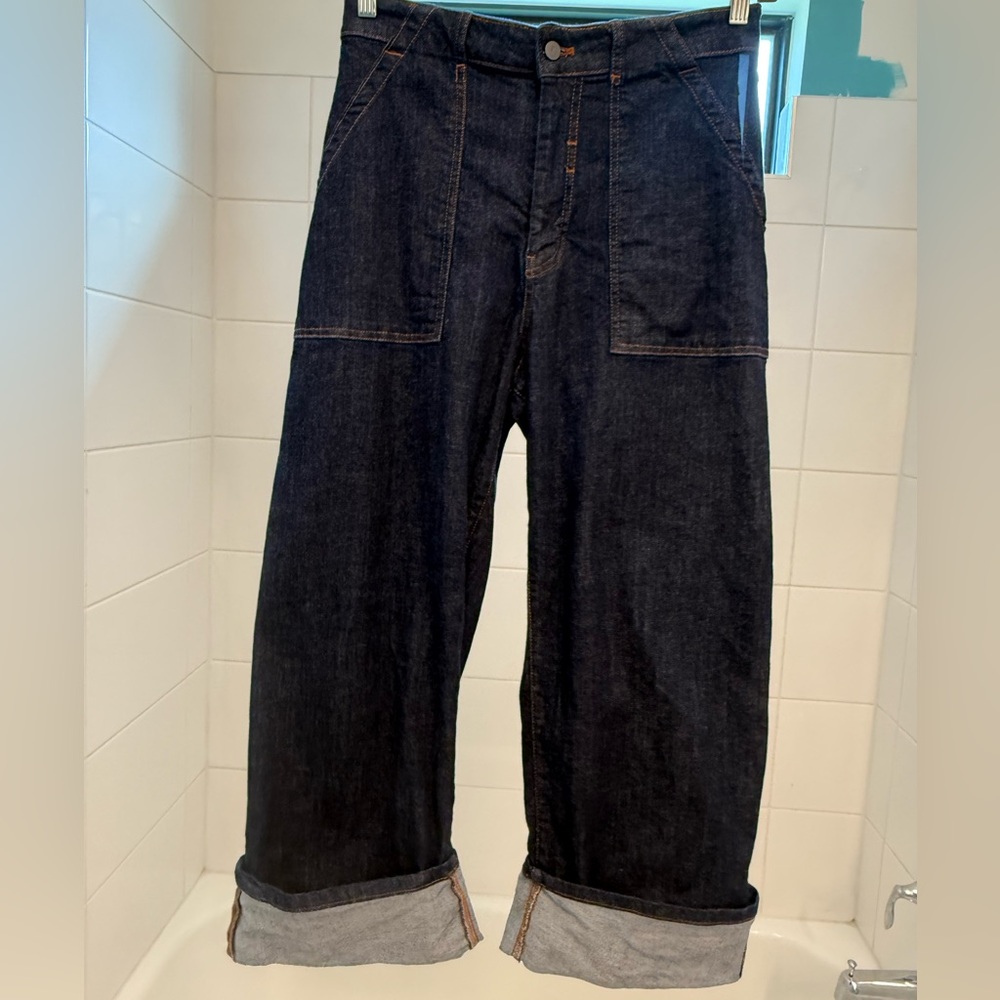 Anthropologie Pilcro Kayden Carpenter Barrel Jeans